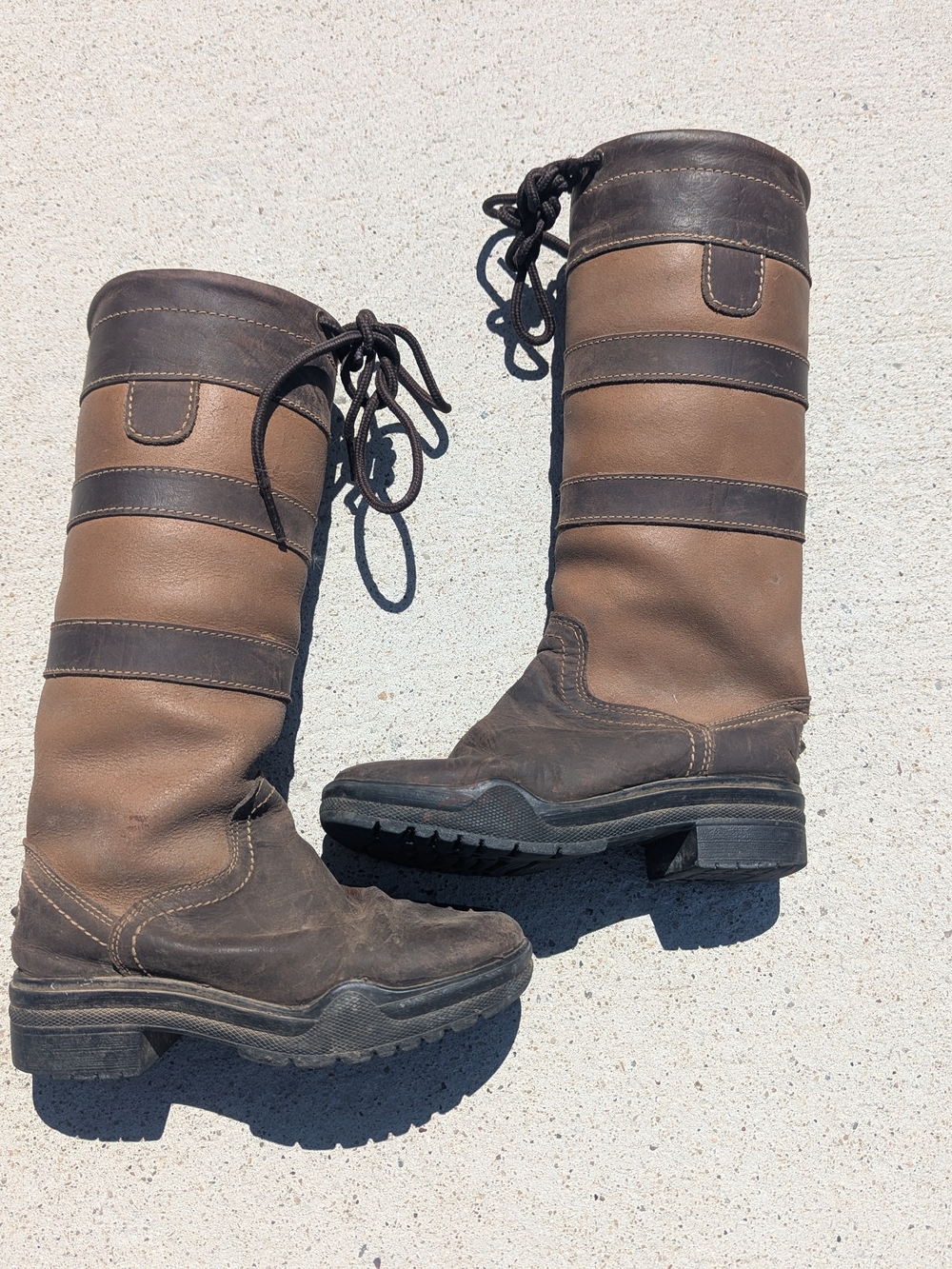 Kids 1 Brown TuffRider Country Boots